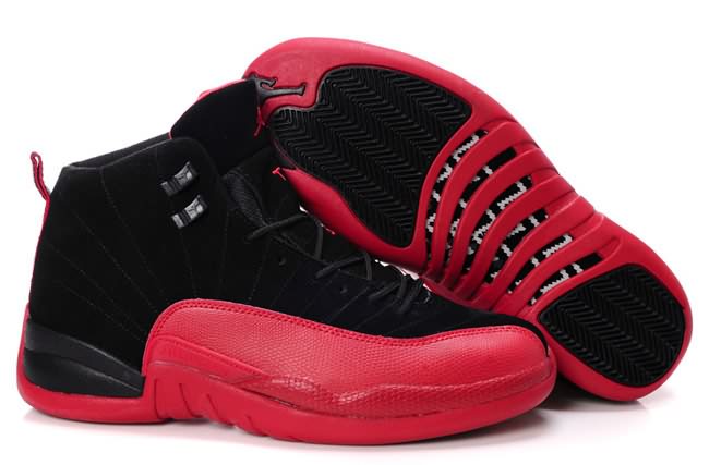 Hot Air Jordan 12 (XII) Fluff Black Varsity Red